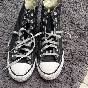Converse Black and White High-Top Sneakers